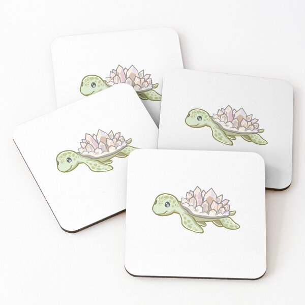 Item preview, Quartz Cute Sea Turtle Sticker designed and sold by 10six.