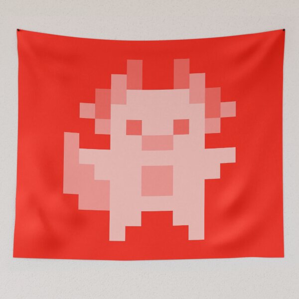 Item preview, Little Red Pixel Axolotl designed and sold by rin3d .
