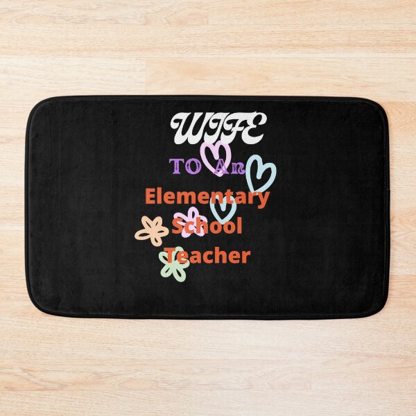 Item preview, Wife To A Elementary School Teacher designed and sold by SolSel ⭐⭐⭐⭐⭐.