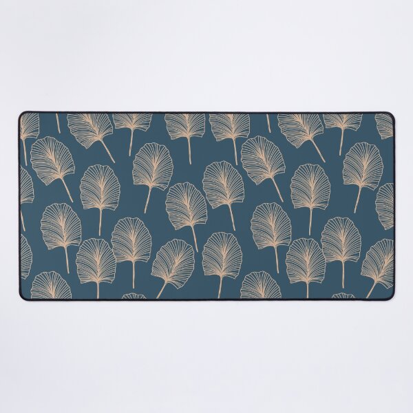 Item preview, Japanese style pattern with linear burdock on dark blue background designed and sold by hmorena.