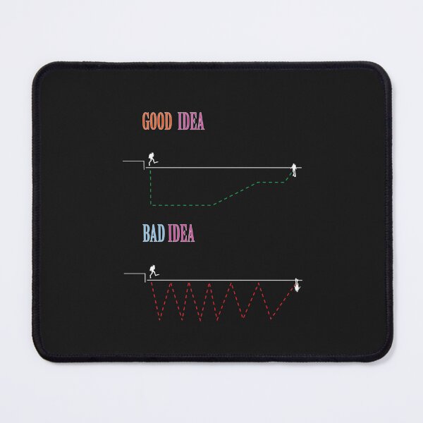 Item preview, Good Idea Bad Idea - Scuba Essential T-Shirt designed and sold by ManuelaSchaller.