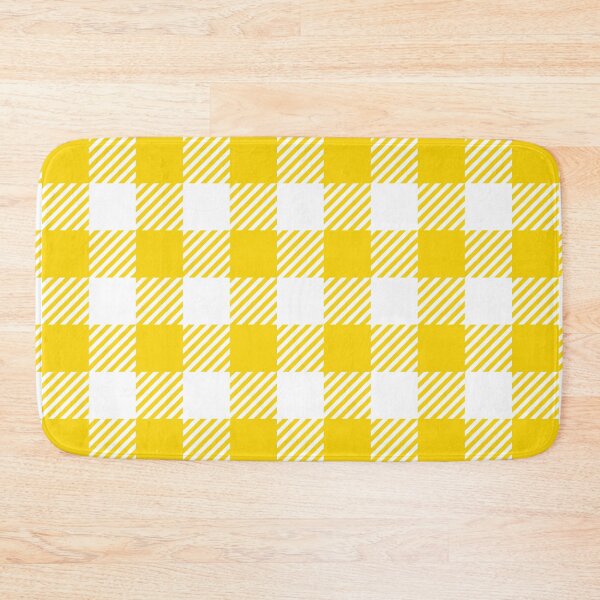 Item preview, Summer Yellow White Rectangle Slash Lines Symmetry Diagonal Checked Square Diamond Geometric Pattern designed and sold by Moyanana.
