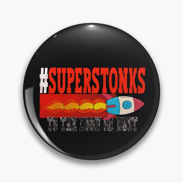 Item preview,  Superstonks - rocket ship to the moon designed and sold by BearMrktGenius.