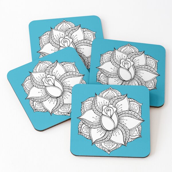 Item preview, Rose Mandala designed and sold by Sideofthehill.