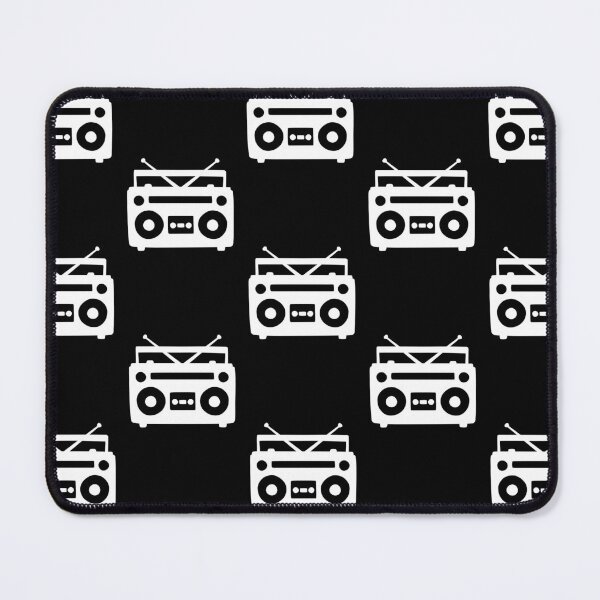 Item preview, Boombox, Portable Stereo Radio - White designed and sold by tapeisdamessage.