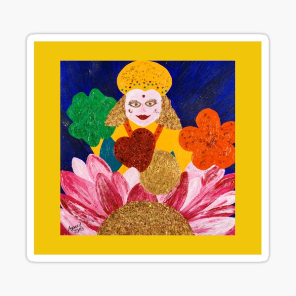 LAKSHMI LIGHT YELLOW by Agatha Sticker