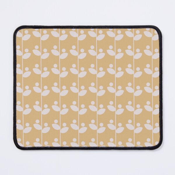 Item preview, Cute Minimalist Retro Leaves Pattern, Mid Century Modern Leaves Honey Yellow designed and sold by scorpiolane.
