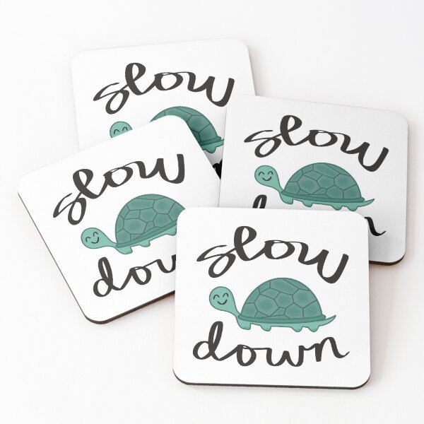 Item preview, Slow Down Turtle designed and sold by strongpurpose.