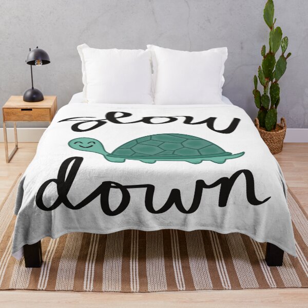 Item preview, Slow Down Turtle designed and sold by strongpurpose.