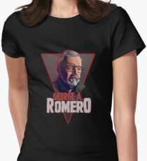 George Romero Women's Fitted T-Shirt