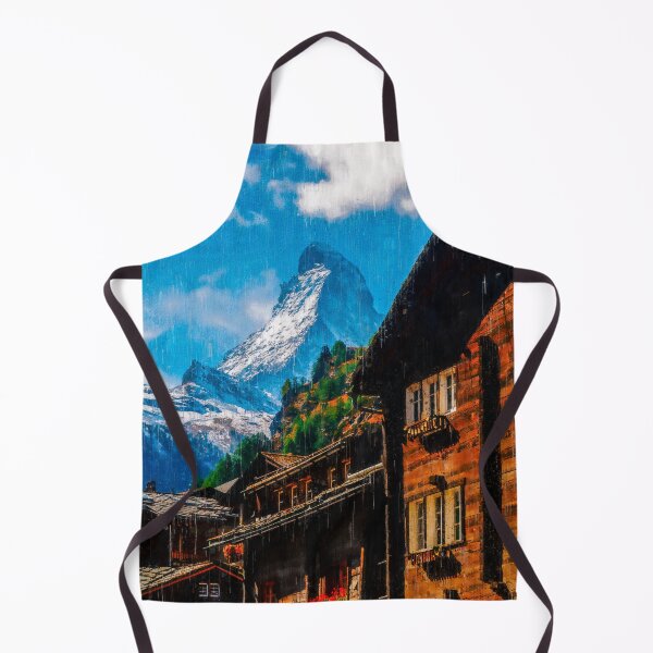 Item preview, Matterhorn Mountain Switzerland Zermatt, Matterhorn Mountain Swiss Alps, Zermatt Townn Matterhorn Oil Paint, Switzerland Highest Peak designed and sold by Paintcorner.