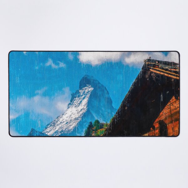 Item preview, Matterhorn Mountain Switzerland Zermatt, Matterhorn Mountain Swiss Alps, Zermatt Townn Matterhorn Oil Paint, Switzerland Highest Peak designed and sold by Paintcorner.
