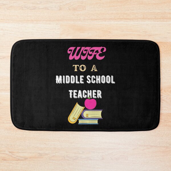 Item preview, Wife To A Middle School Teacher designed and sold by SolSel ⭐⭐⭐⭐⭐.