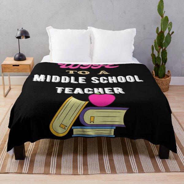 Item preview, Wife To A Middle School Teacher designed and sold by SolSel ⭐⭐⭐⭐⭐.