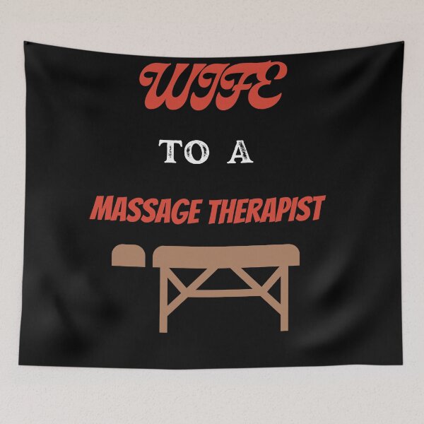 Item preview, Wife To A Massage Therapist designed and sold by SolSel ⭐⭐⭐⭐⭐.