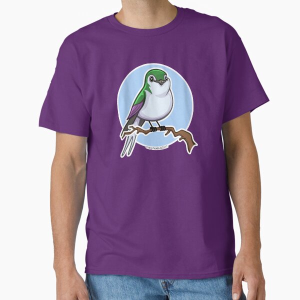 Item preview, Violet Green Swallow over Blue designed and sold by CraigWoida.