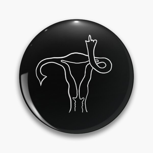 Item preview, Pro Choice Uterus Middle Finger - Women's Rights designed and sold by Indivisible.