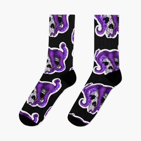Item preview, Octopus and skull designed and sold by GlacialGothique.