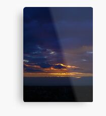 Sunset from Shangri-la (Portrait) Metal Print