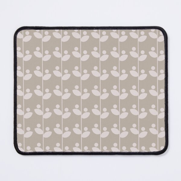 Item preview, Cute Minimalist Retro Leaves Pattern, Mid Century Modern Leaves Light Taupe designed and sold by scorpiolane.