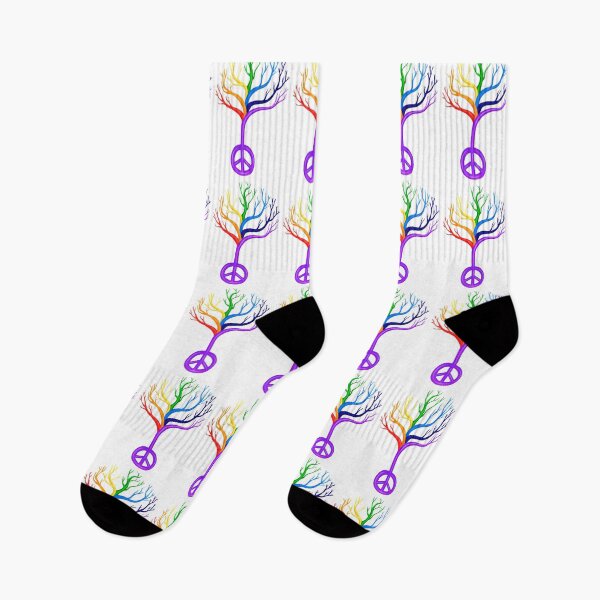 Item preview, Rainbow Peace Sign Tree designed and sold by Deborah Camp.