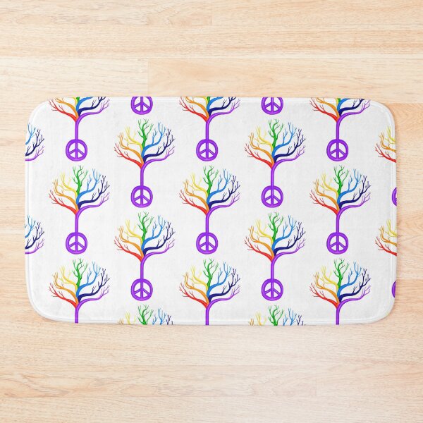 Item preview, Rainbow Peace Sign Tree designed and sold by Deborah Camp.