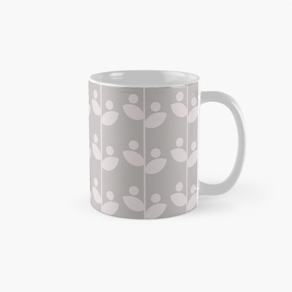 Item preview, Cute Minimalist Retro Leaves Pattern, Mid Century Modern Leaves Taupe designed and sold by scorpiolane.
