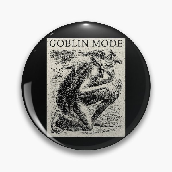 Item preview, Vintage Goblincore Goblin Mode: un regalo humorístico para feministas introvertidas que abrazan el día perezoso, antitrabajo y sin maquillaje designed and sold by MinistryOfFrogs.