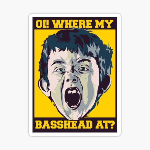 Artikel-Vorschau von OI! Wo ist mein Basshead? (Aufruf an die gesamte Basshead-Crew), designt und verkauft von WULFLAND ARTS.