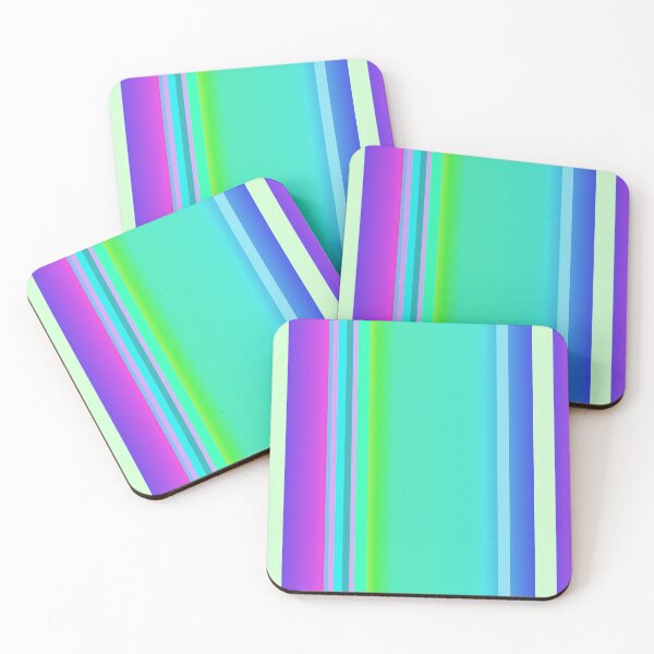 Item preview, Blue green violet striped | blue green color palette designed and sold by lausn.