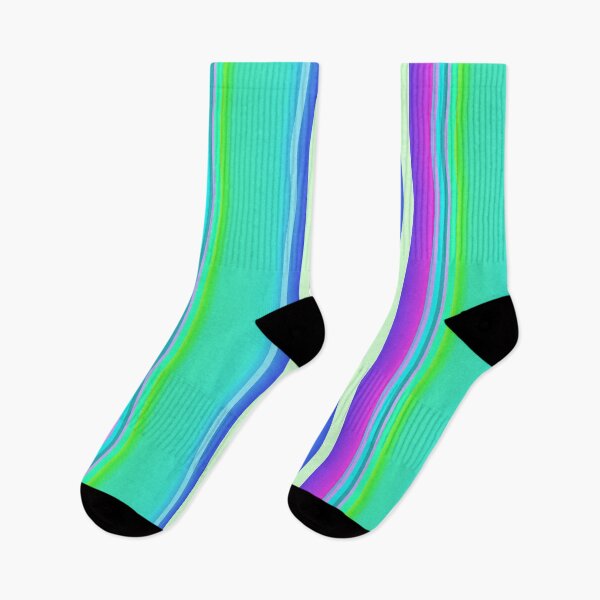 Item preview, Blue green violet striped | blue green color palette designed and sold by lausn.