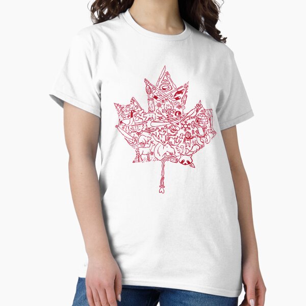 Vista previa del artículo con la obra «Maple Leaf - rojo», diseñado y vendido por LucasHug.