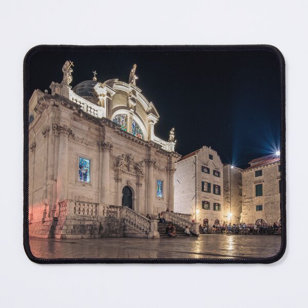 Item preview, Night view of the Church of Saint Blaise in Dubrovnik designed and sold by WorldScenery.
