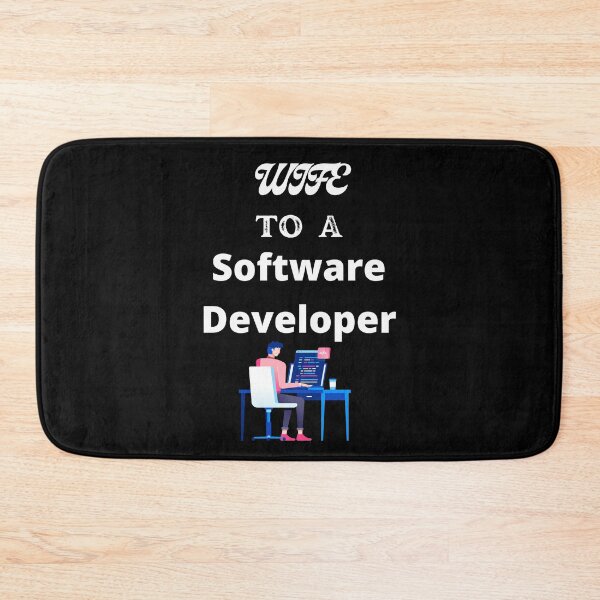 Item preview, Wife To A Software Developer designed and sold by SolSel ⭐⭐⭐⭐⭐.