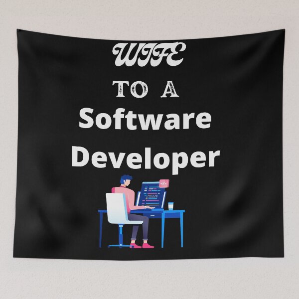 Item preview, Wife To A Software Developer designed and sold by SolSel ⭐⭐⭐⭐⭐.