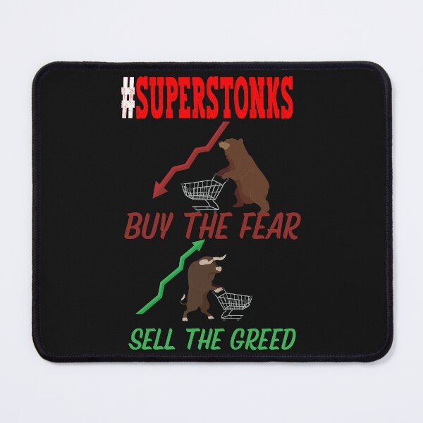Item preview, Superstonks - Buy the Fear Sell the Greed designed and sold by BearMrktGenius.