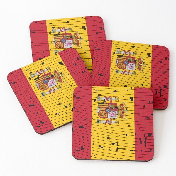 Item preview, Spanish Flag in Vertical and Distressed designed and sold by joseartgel.