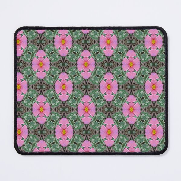 Item preview, Pink and Green Art Nouveau Floral Seamless Pattern | Oxalis Obtusa 1.3 designed and sold by FRLF.