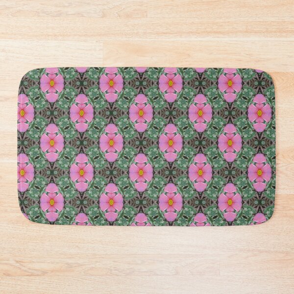 Item preview, Pink and Green Art Nouveau Floral Seamless Pattern | Oxalis Obtusa 1.3 designed and sold by FRLF.