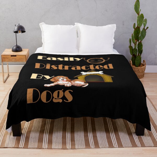 Item preview,  Easily Distracted By Dogs,cute dogs,cute puppies,Funny Dog,Dog Lover Gift designed and sold by adnane4off.