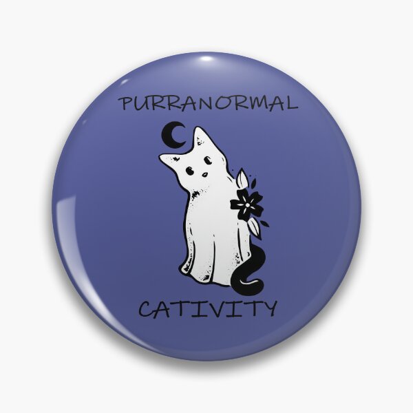 Item preview, purranormal cativity halloween cat designed and sold by XXgooddeedXX.