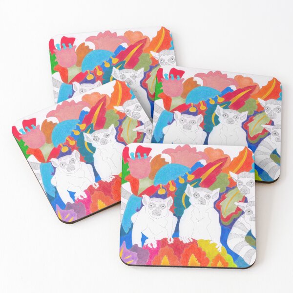 Item preview, puzzled lemurs designed and sold by NINIPO.