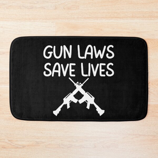 Item preview, Gun Laws Save Lives Text Design designed and sold by EarthArtDesigns.
