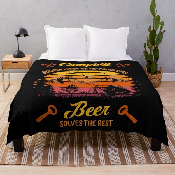 Item preview, Camping Solves Most of My Problems Beer the Rest designed and sold by Shirt-Designs.
