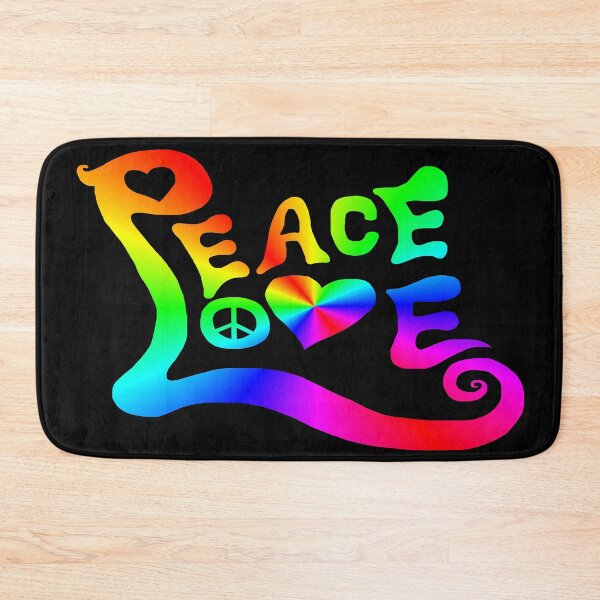 Item preview, Peace Love Rainbow Quote designed and sold by Deborah Camp.