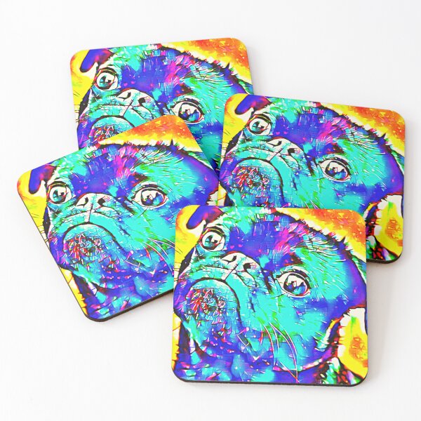 Item preview, shiny bulldog dog designed and sold by Kelly-shop.