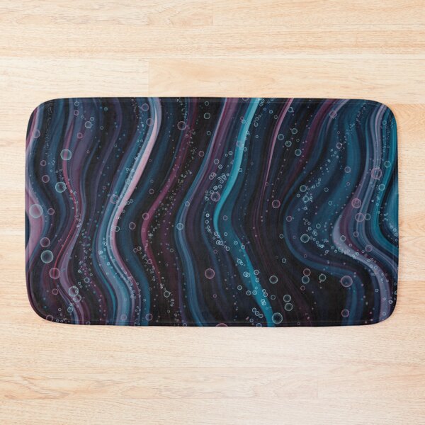 Item preview, Float with the flow, abstract  image of flowing colors and floating bubbles designed and sold by marina63.