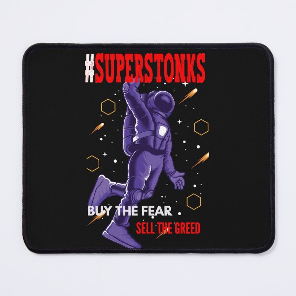 Item preview, Superstonks - Astronaut flying  designed and sold by BearMrktGenius.