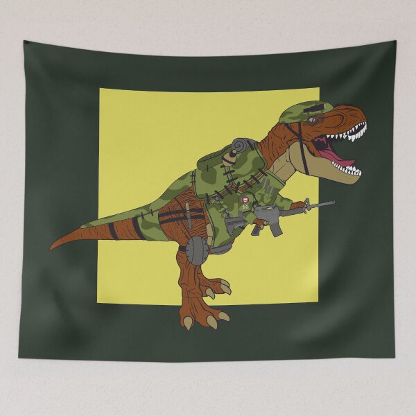 Item preview, T-rex is a war veteran in prehistoric times #1 designed and sold by FAawRay.