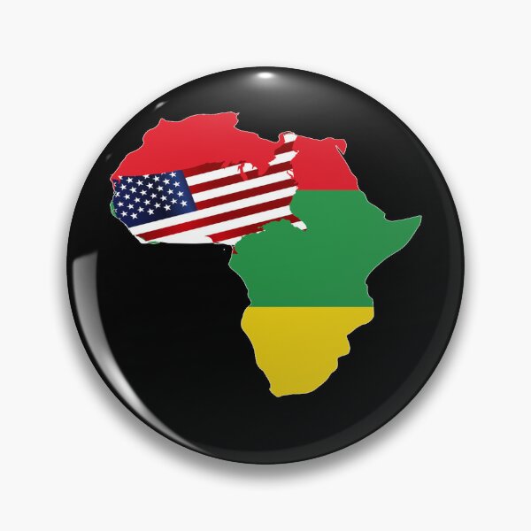 Item preview, African American Map Print Out of Africa designed and sold by MugsNstuff Live Love Create!.